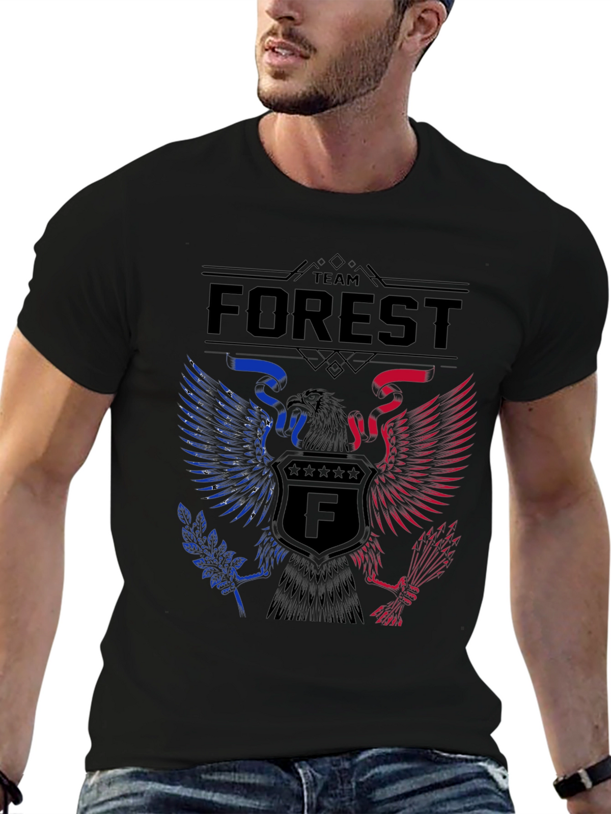 Team Forest Eagle Graphic T-Shirt