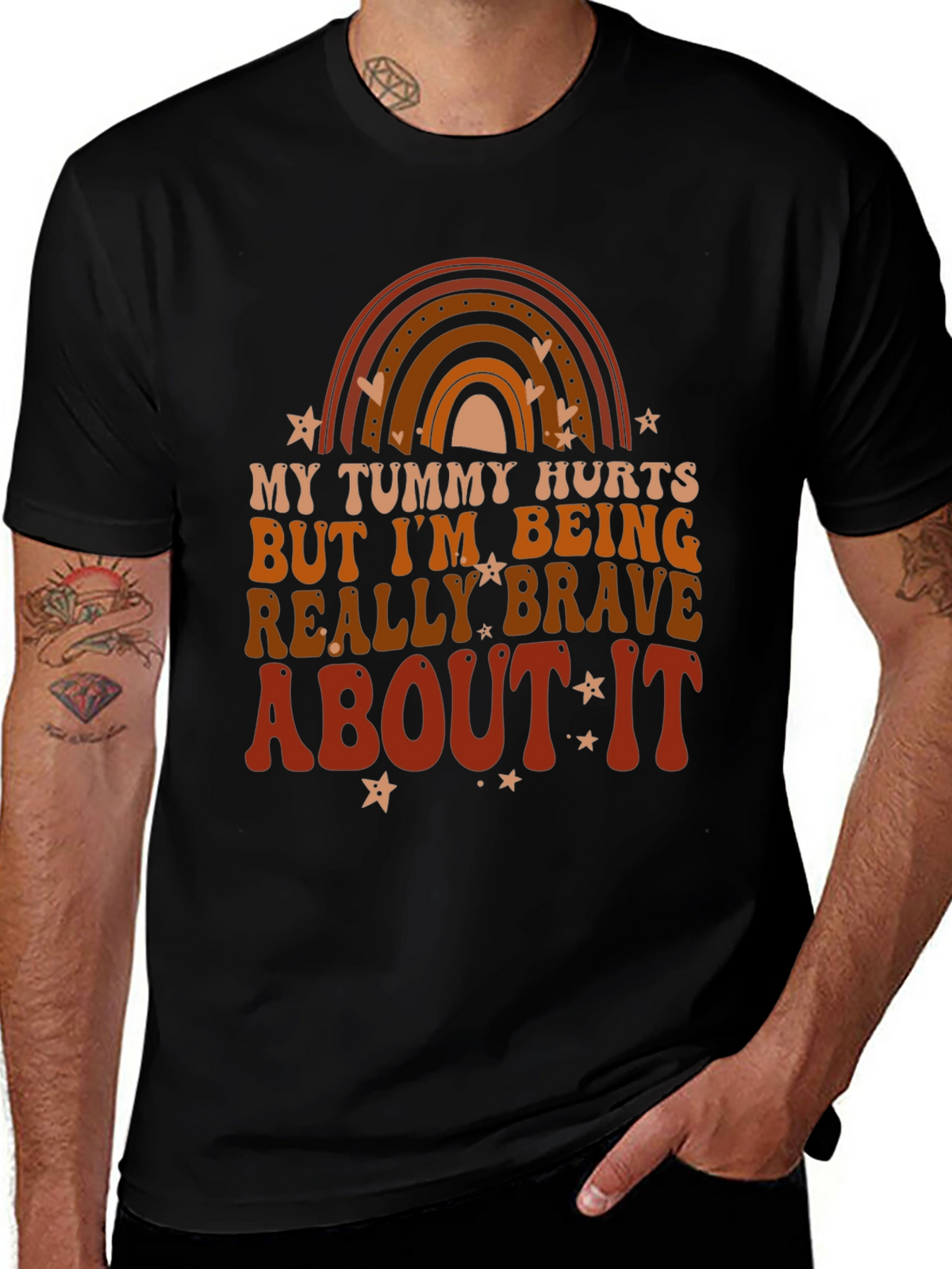 My Tummy Hurts Funny Graphic Tee