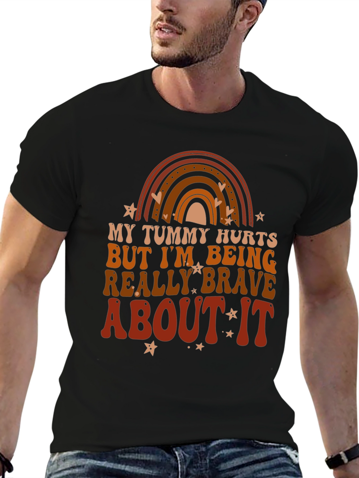 My Tummy Hurts Funny Graphic Tee