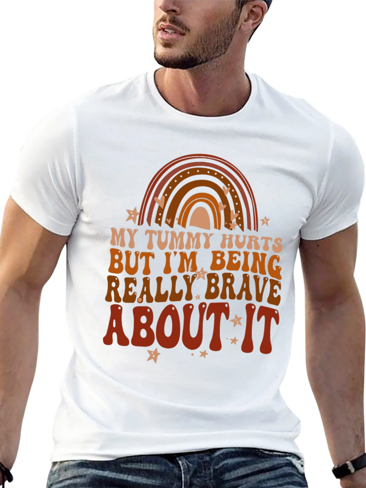 My Tummy Hurts Funny Graphic Tee