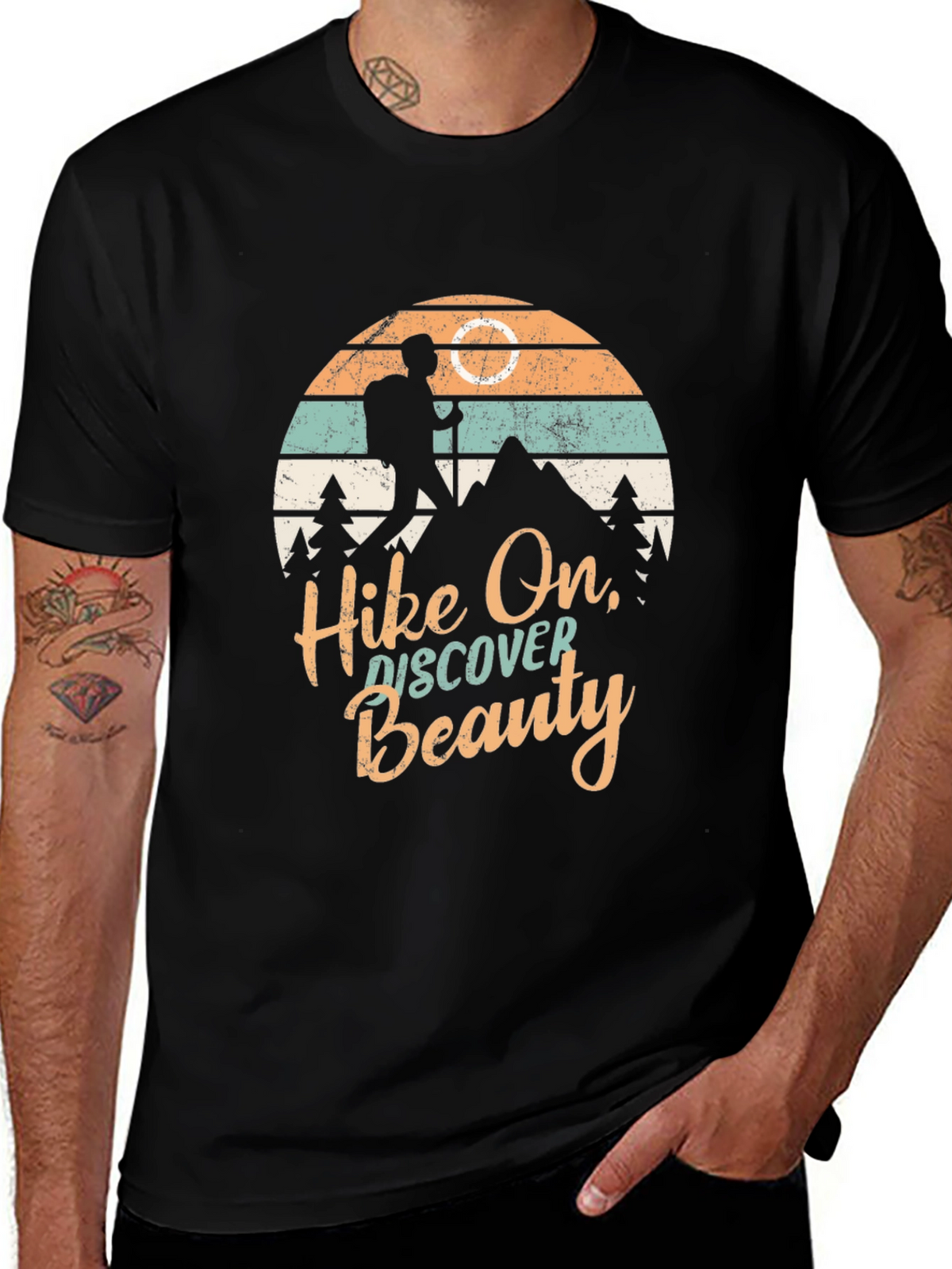 Hike On Discover Beauty Graphic T-Shirt