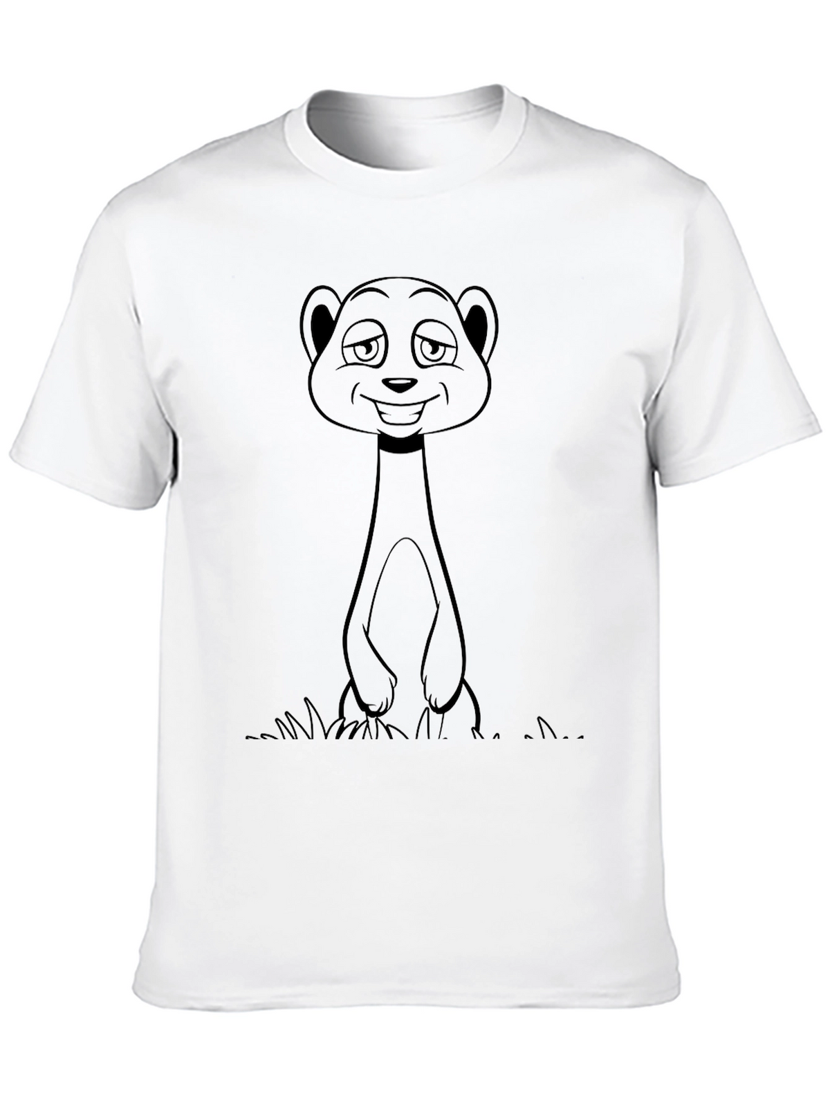 Meerkat Graphic T-Shirt - Black