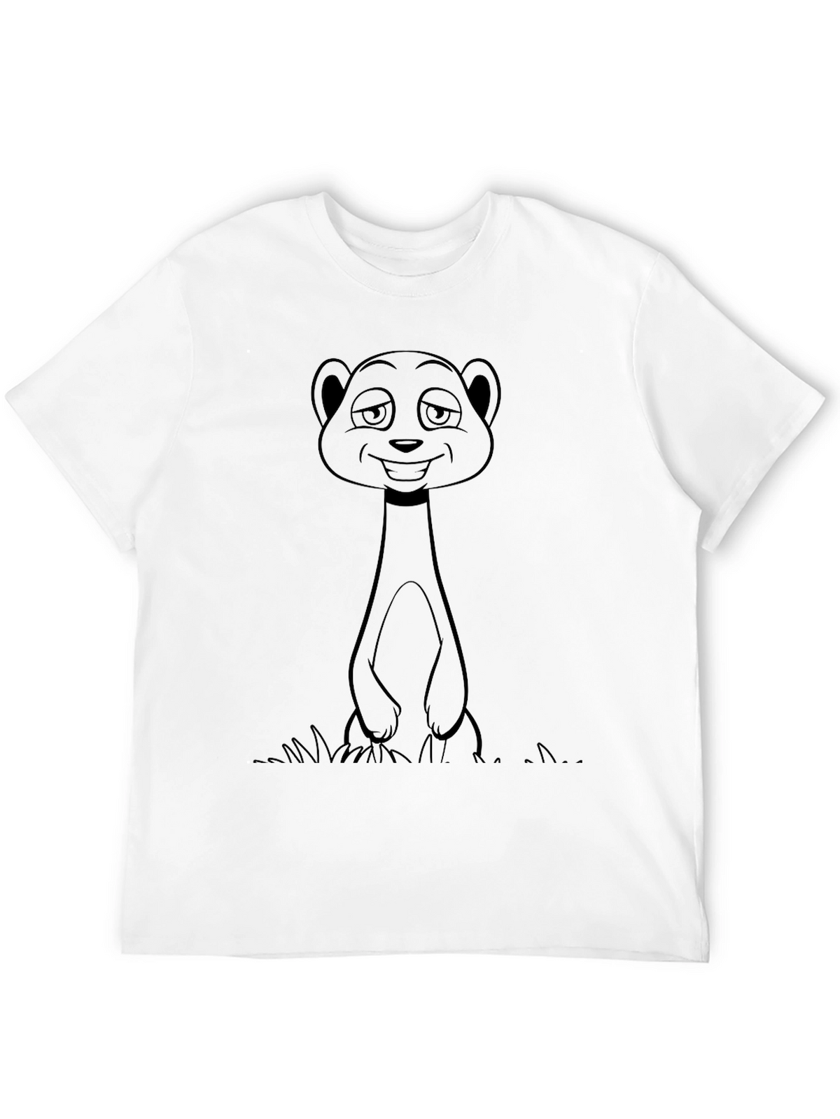 Meerkat Graphic T-Shirt - Black