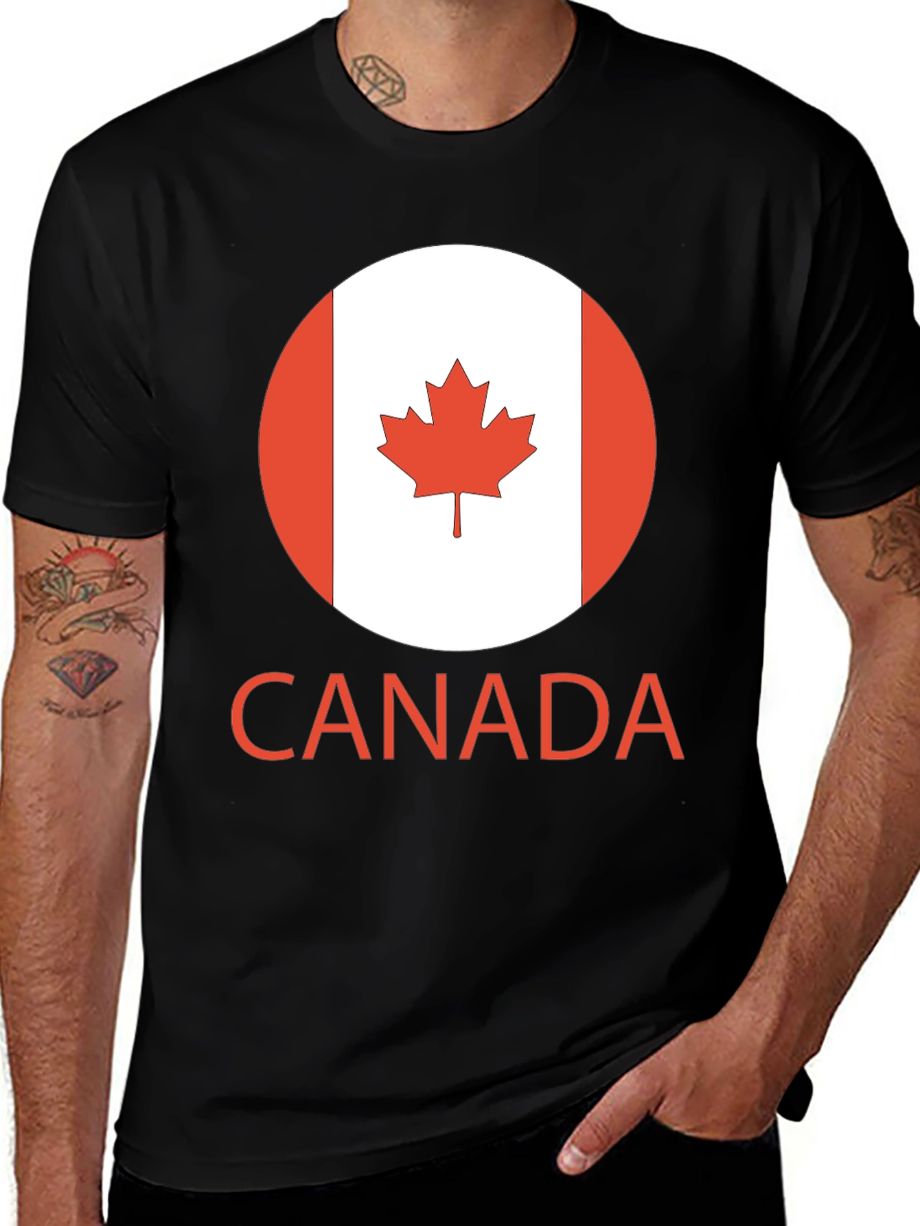 Canada Flag T-Shirt - Maple Leaf Patriotic Tee