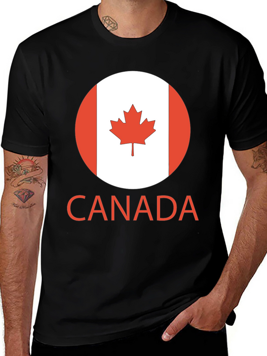 Canada Flag T-Shirt - Maple Leaf Patriotic Tee