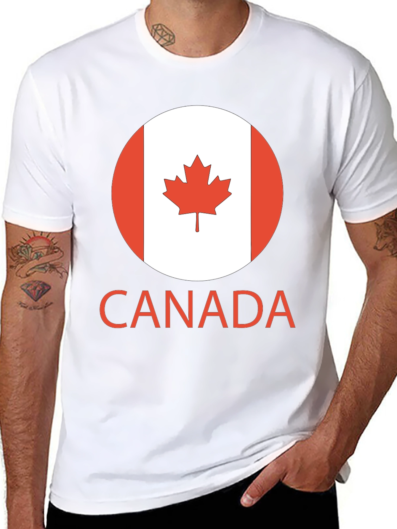 Canada Flag T-Shirt - Maple Leaf Patriotic Tee