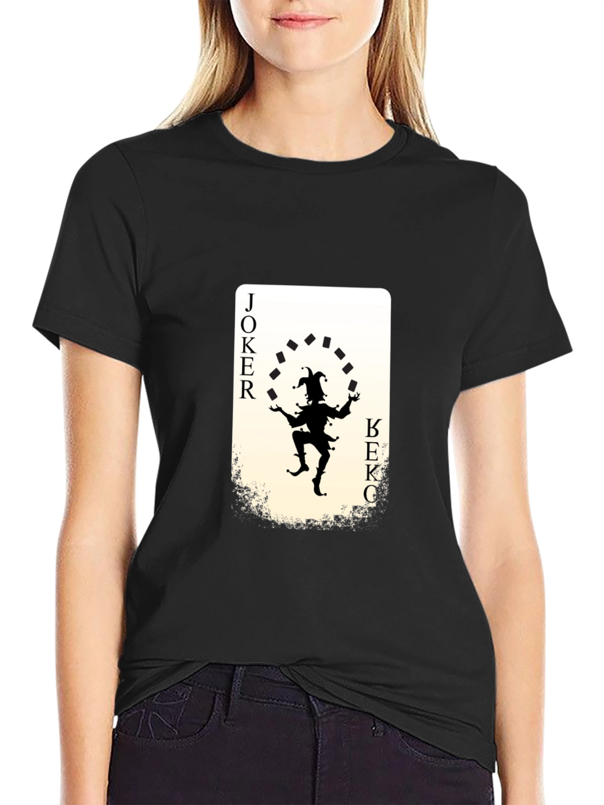Joker Card Graphic Tee - Unique Design