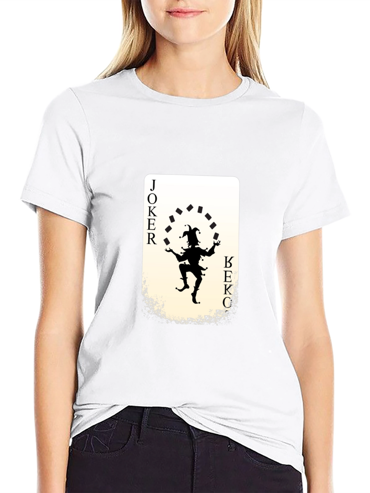 Joker Card Graphic Tee - Unique Design