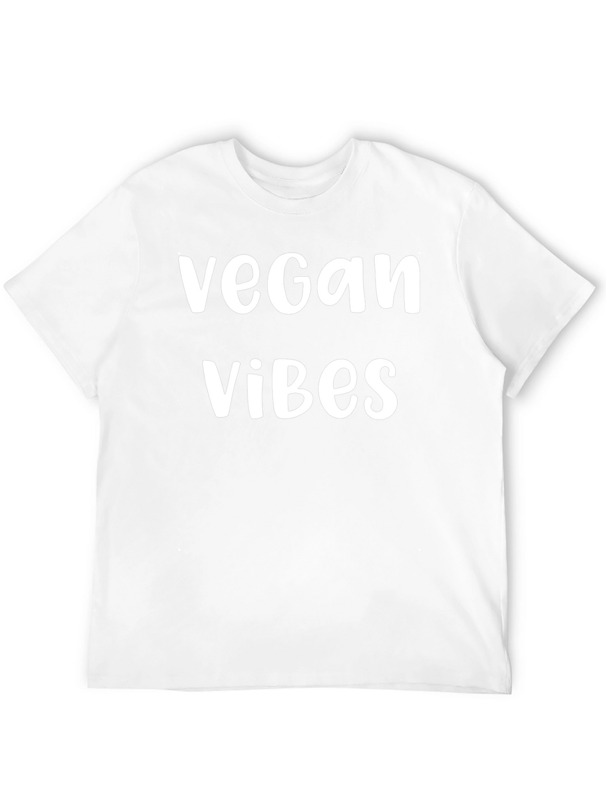 Vegan Vibes Graphic Tee - Black Casual Shirt