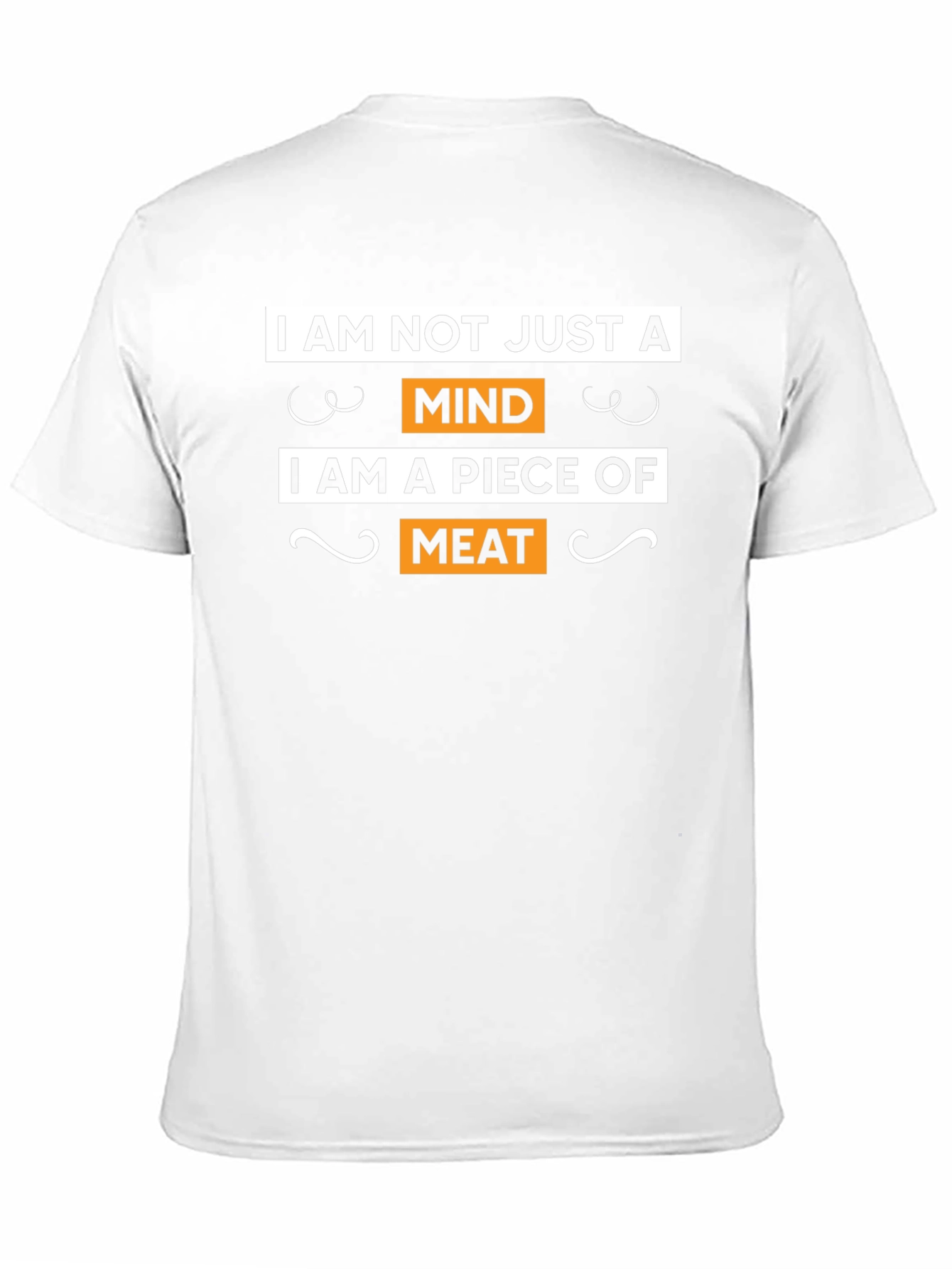 Humorous Mind & Meat Black Graphic T-Shirt