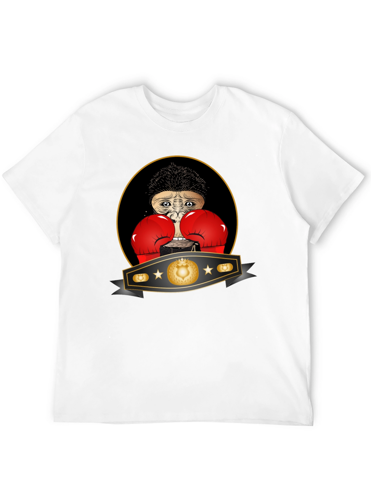Boxing Monkey T-Shirt: Champion Style Funny Graphic Tee