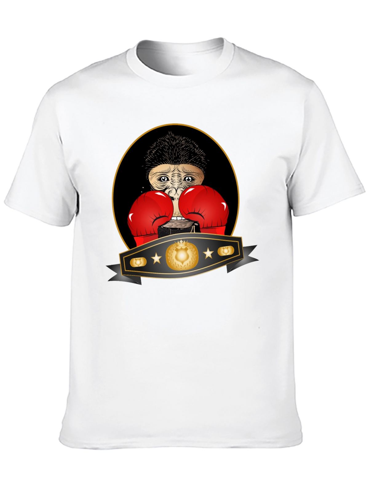 Boxing Monkey T-Shirt: Champion Style Funny Graphic Tee