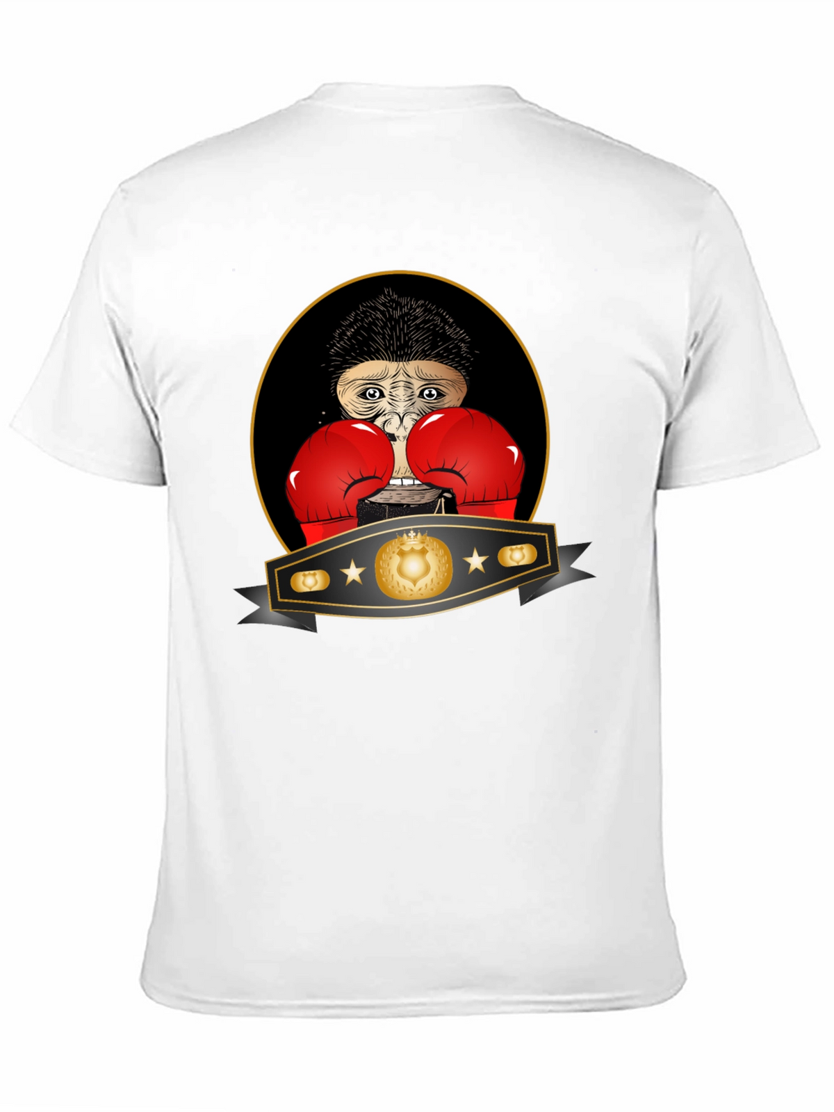 Boxing Monkey T-Shirt: Champion Style Funny Graphic Tee
