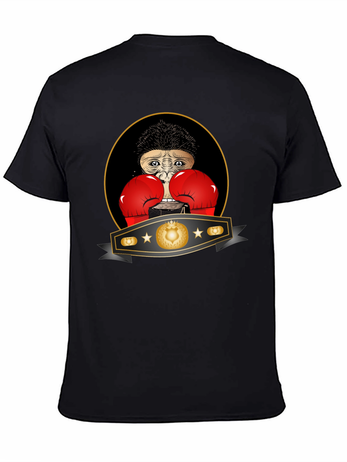 Boxing Monkey T-Shirt: Champion Style Funny Graphic Tee