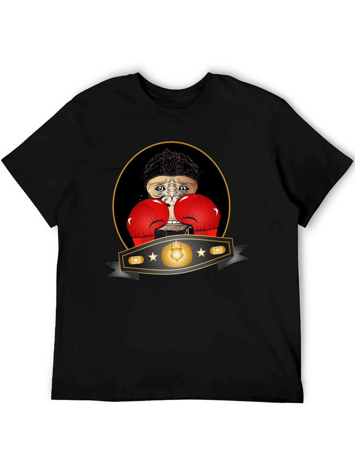 Boxing Monkey T-Shirt: Champion Style Funny Graphic Tee
