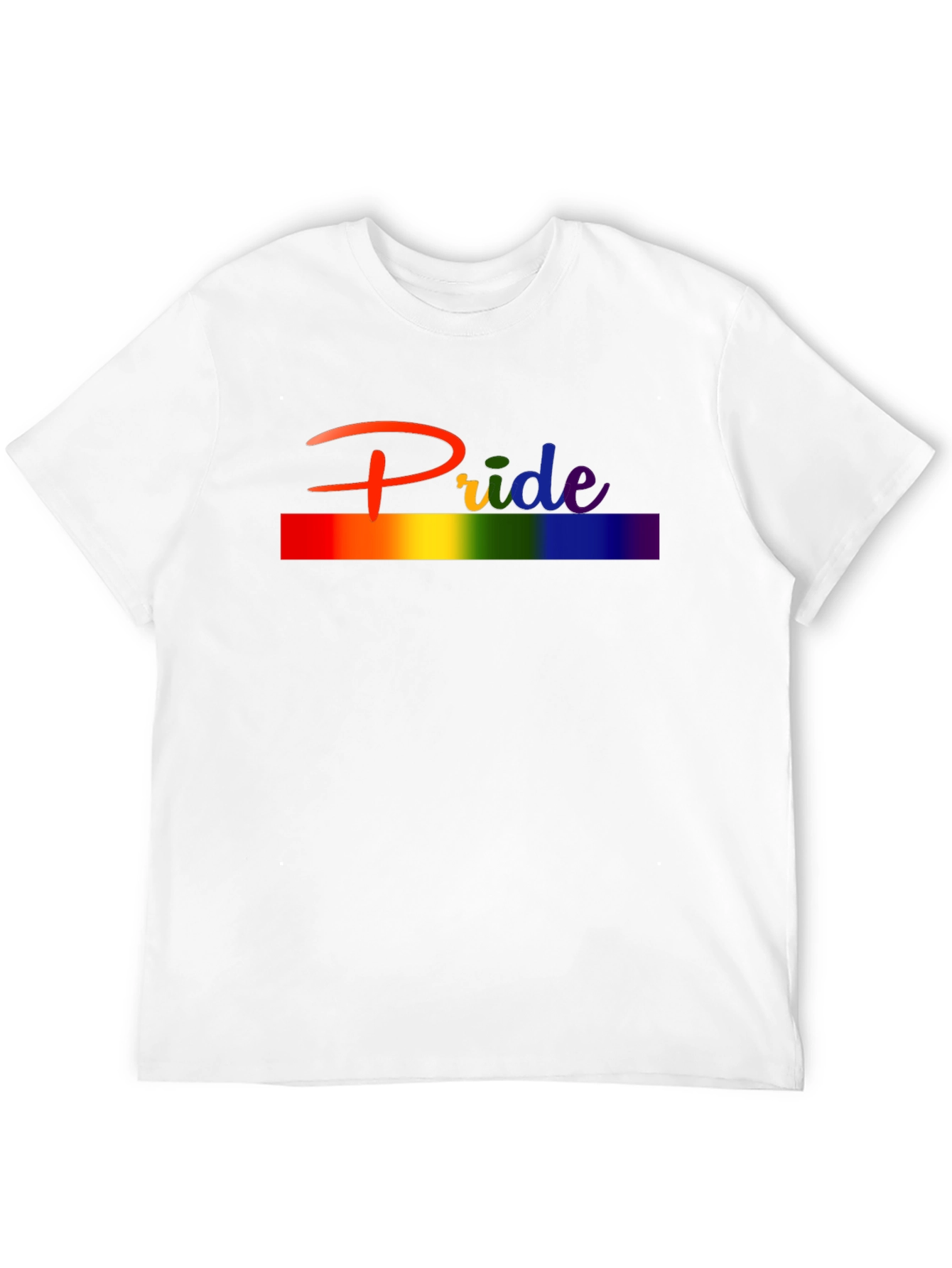 Pride Rainbow T-Shirt - Unisex Black Tee