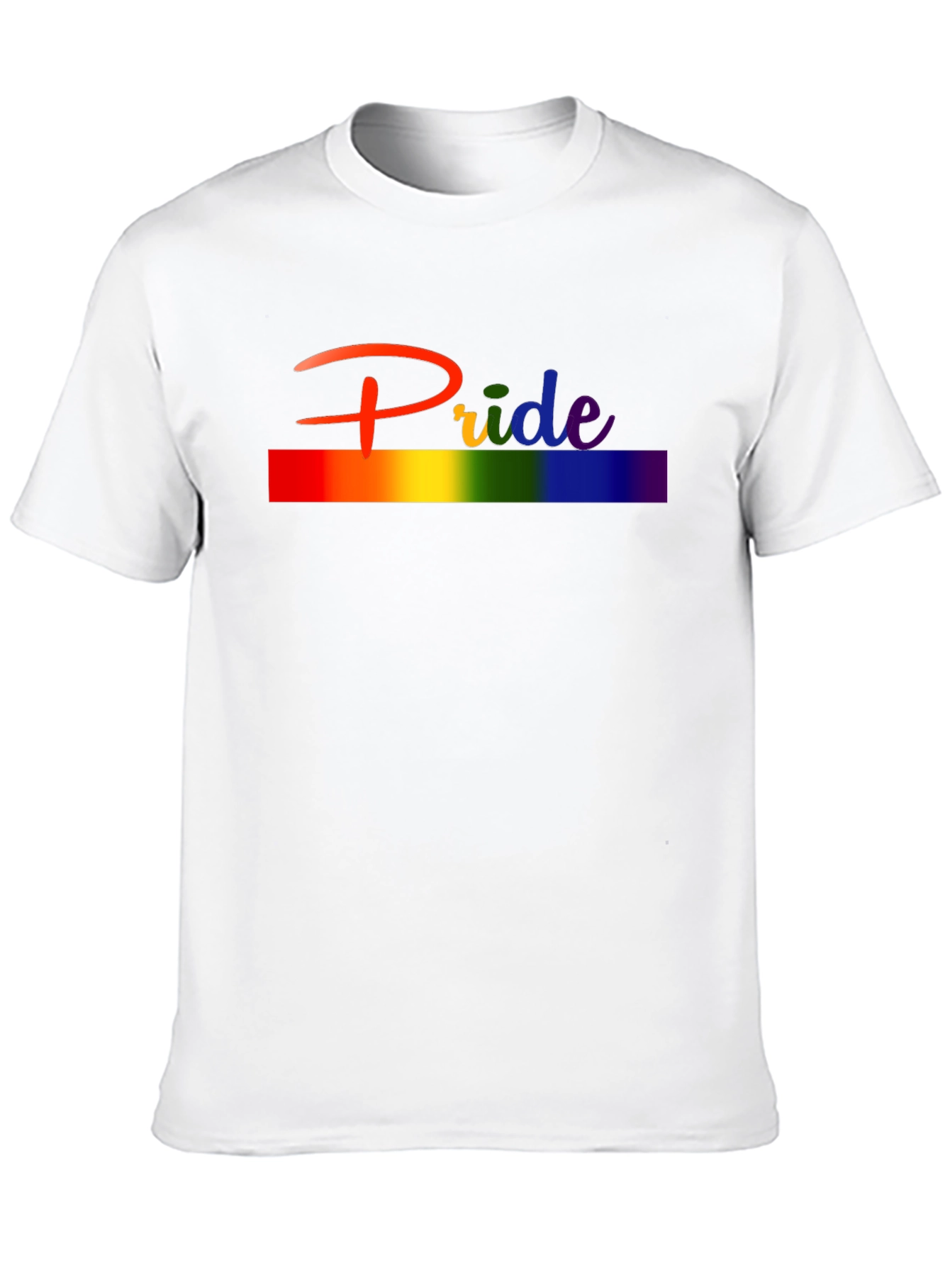 Pride Rainbow T-Shirt - Unisex Black Tee
