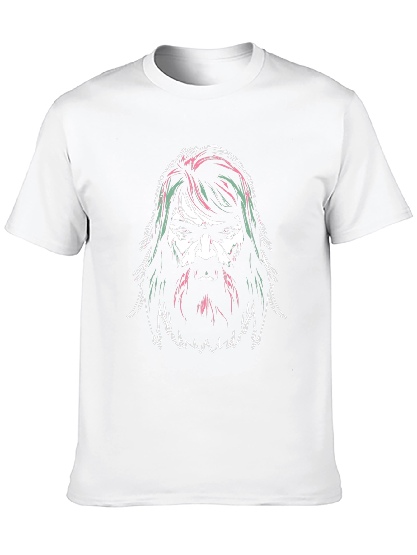 Viking Graphic Print Black T-Shirt