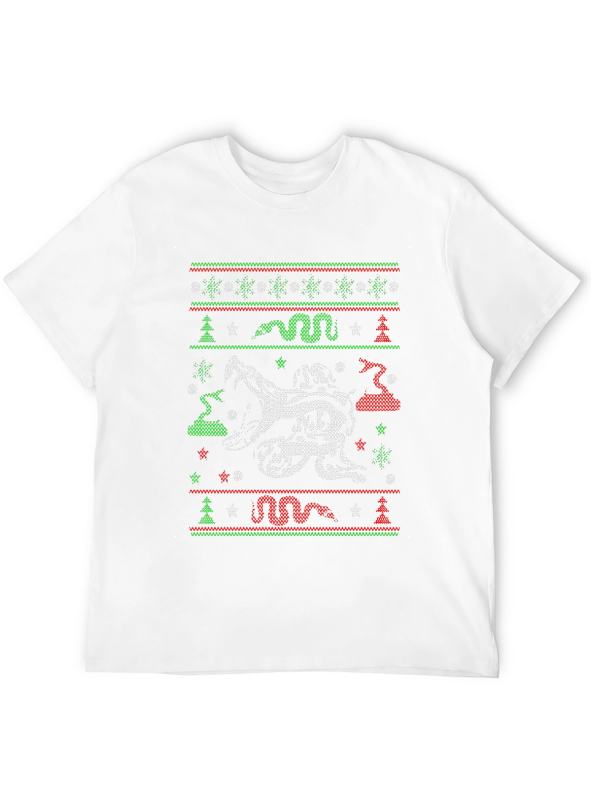 Snake Christmas Ugly Sweater T-Shirt