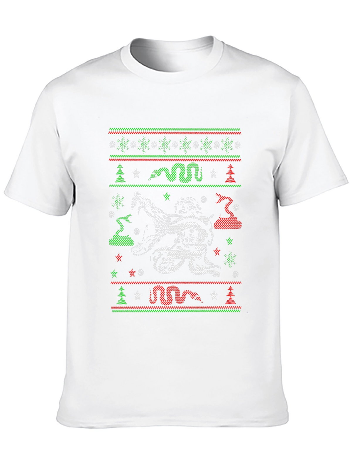 Snake Christmas Ugly Sweater T-Shirt
