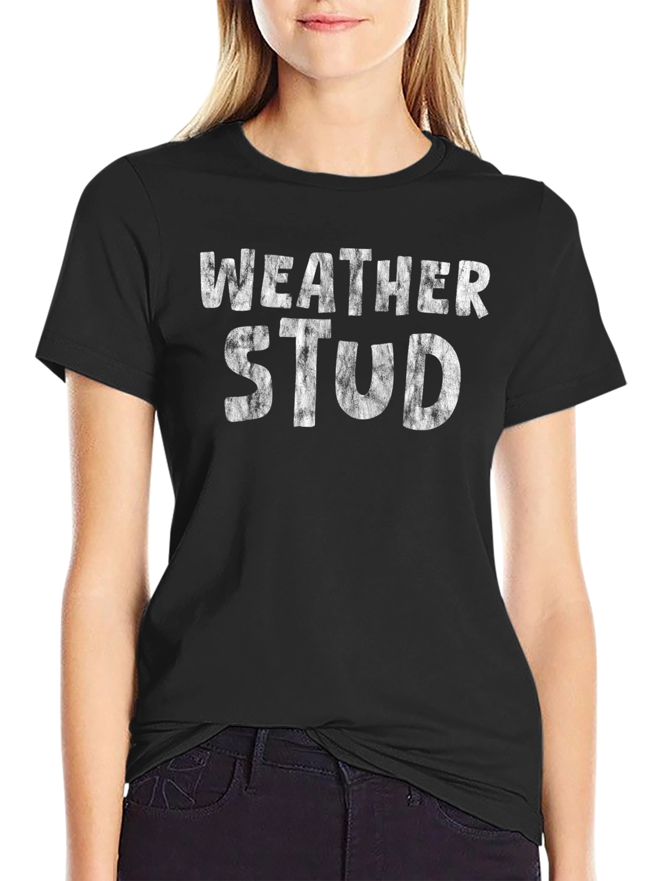 Weather Stud Black Graphic T-Shirt