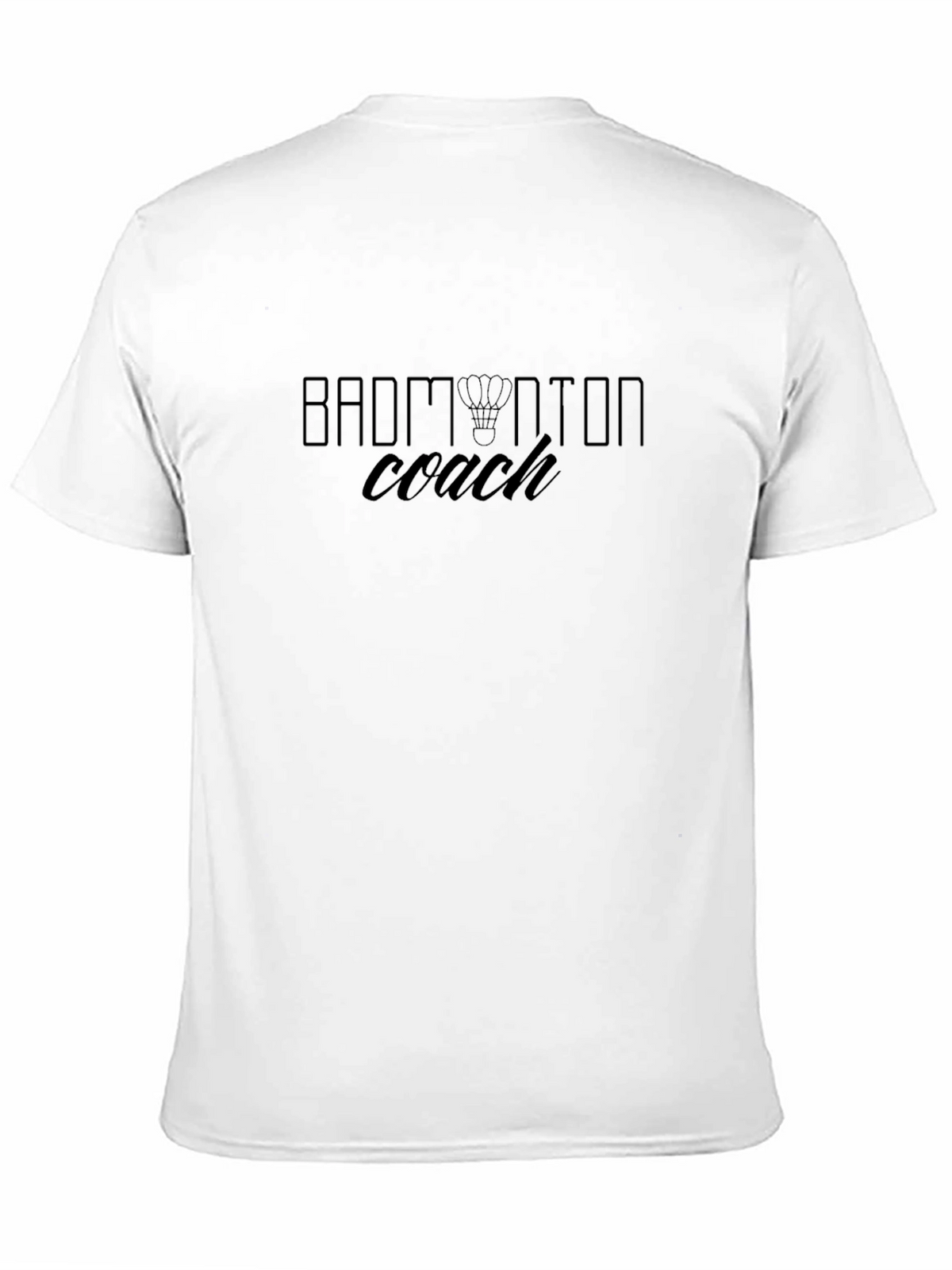 Badminton Coach T-Shirt - Stylish Sportswear