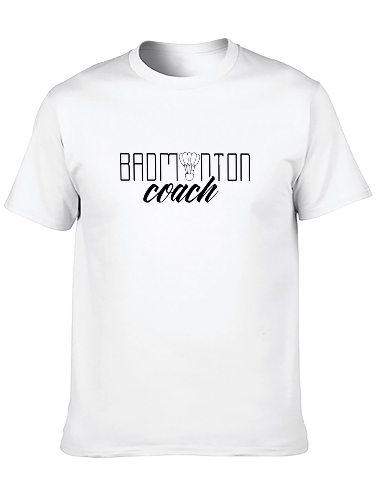 Badminton Coach T-Shirt - Stylish Sportswear