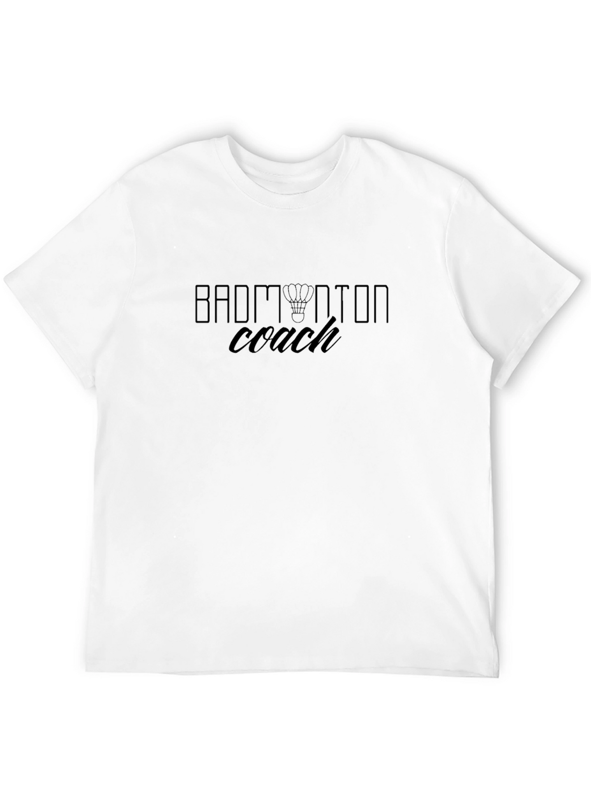 Badminton Coach T-Shirt - Stylish Sportswear
