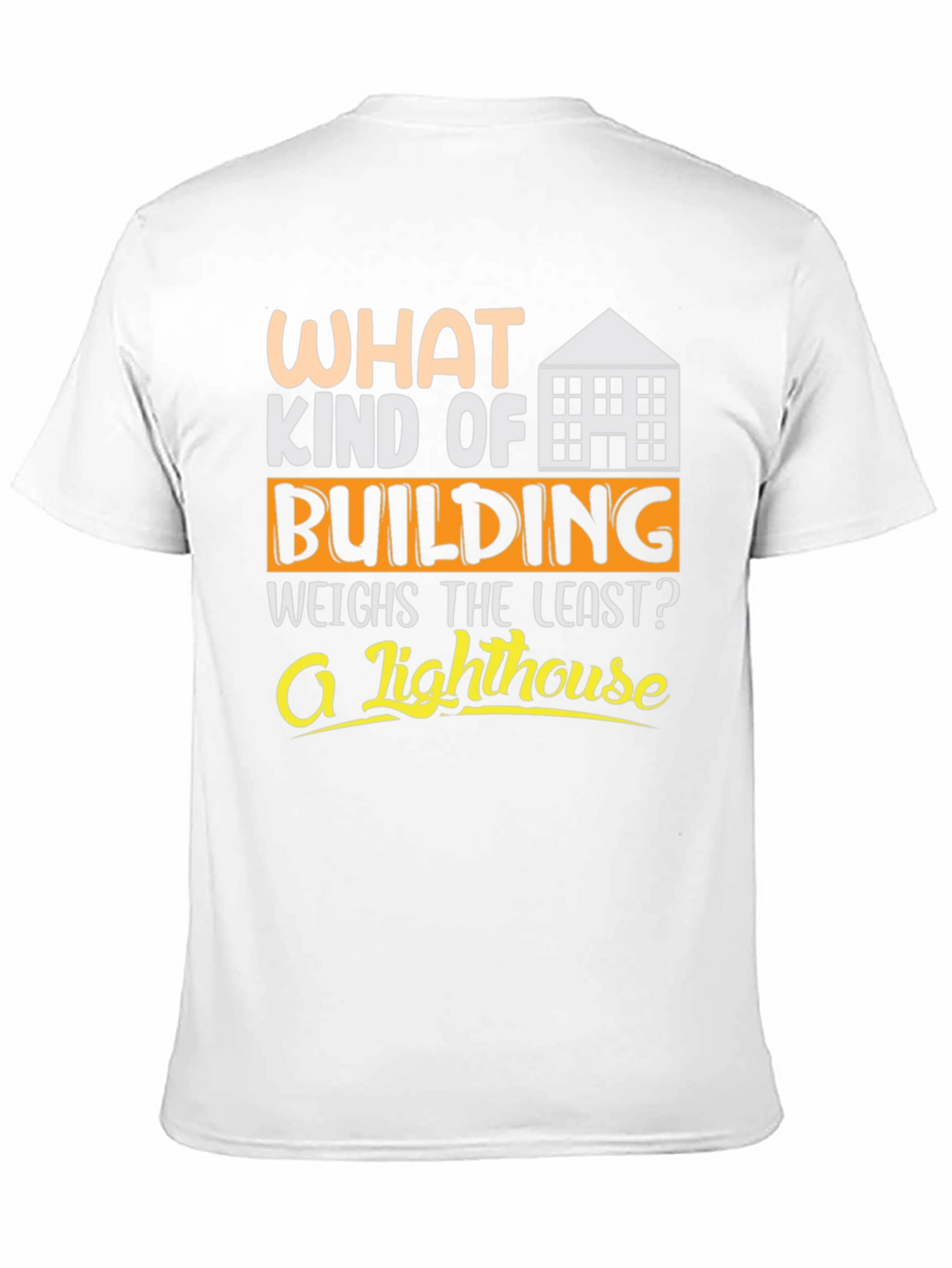 Funny Building Riddle Graphic T-Shirt