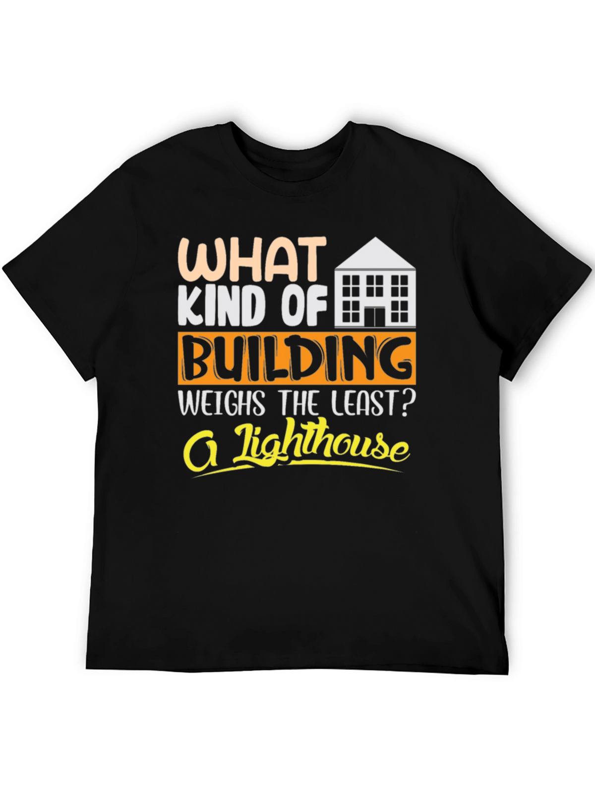 Funny Building Riddle Graphic T-Shirt
