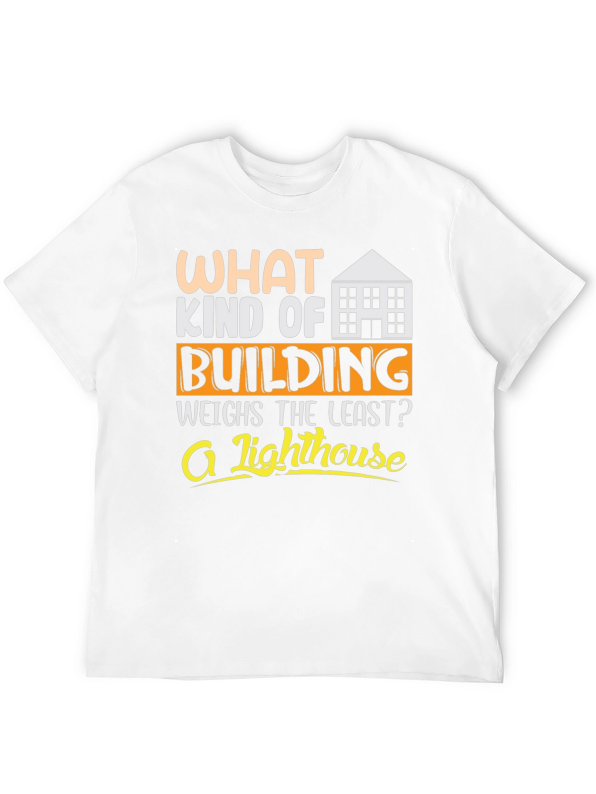 Funny Building Riddle Graphic T-Shirt