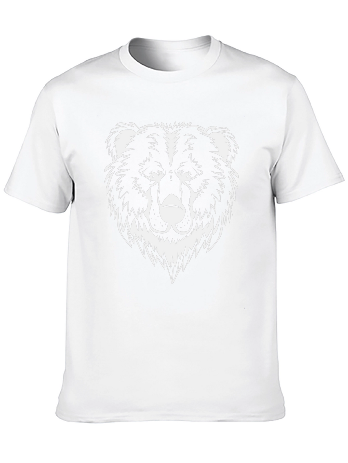 Mens Black T-Shirt - Graphic Bear Design