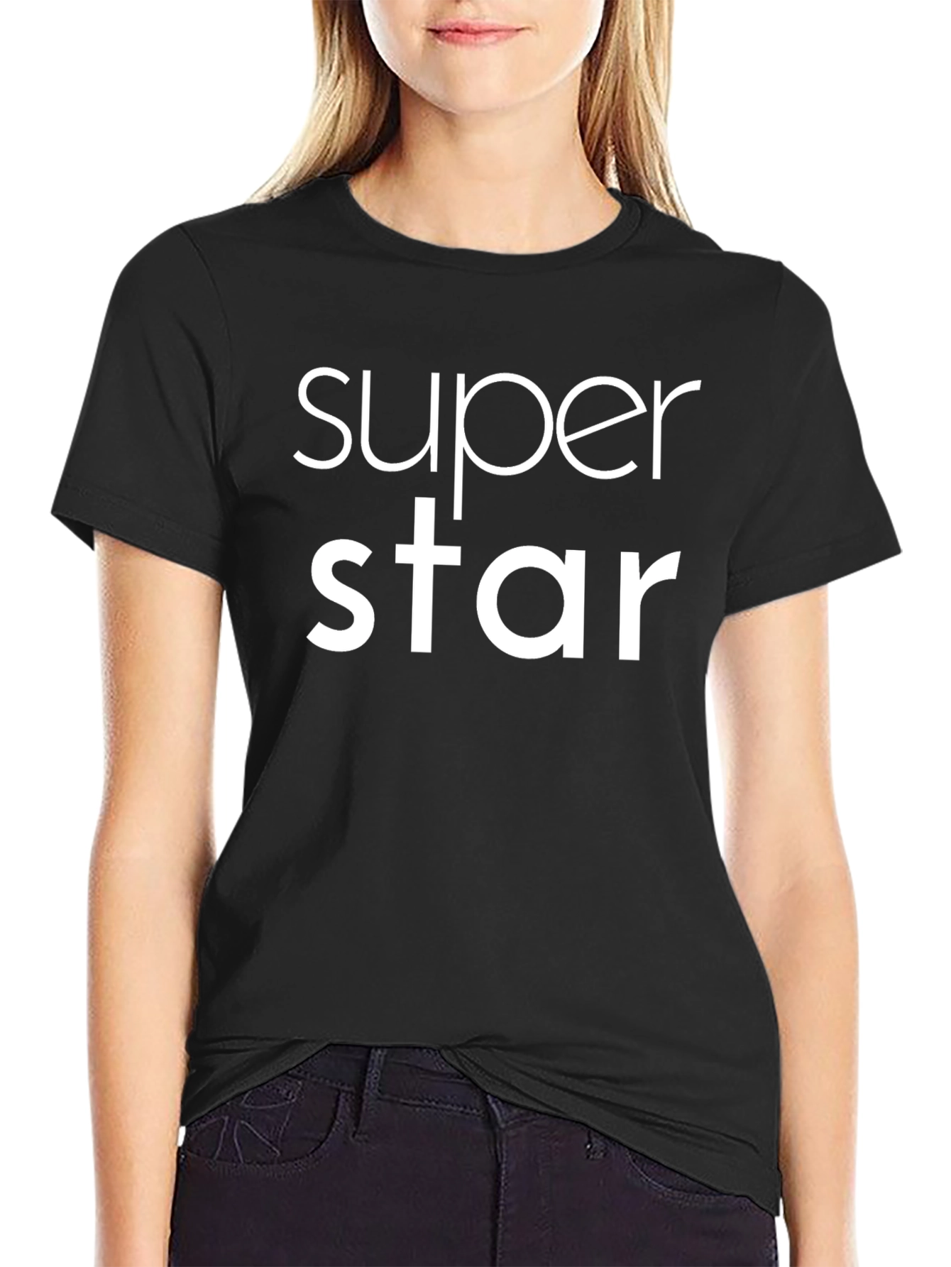 Superstar Graphic Tee - Classic Black T-Shirt
