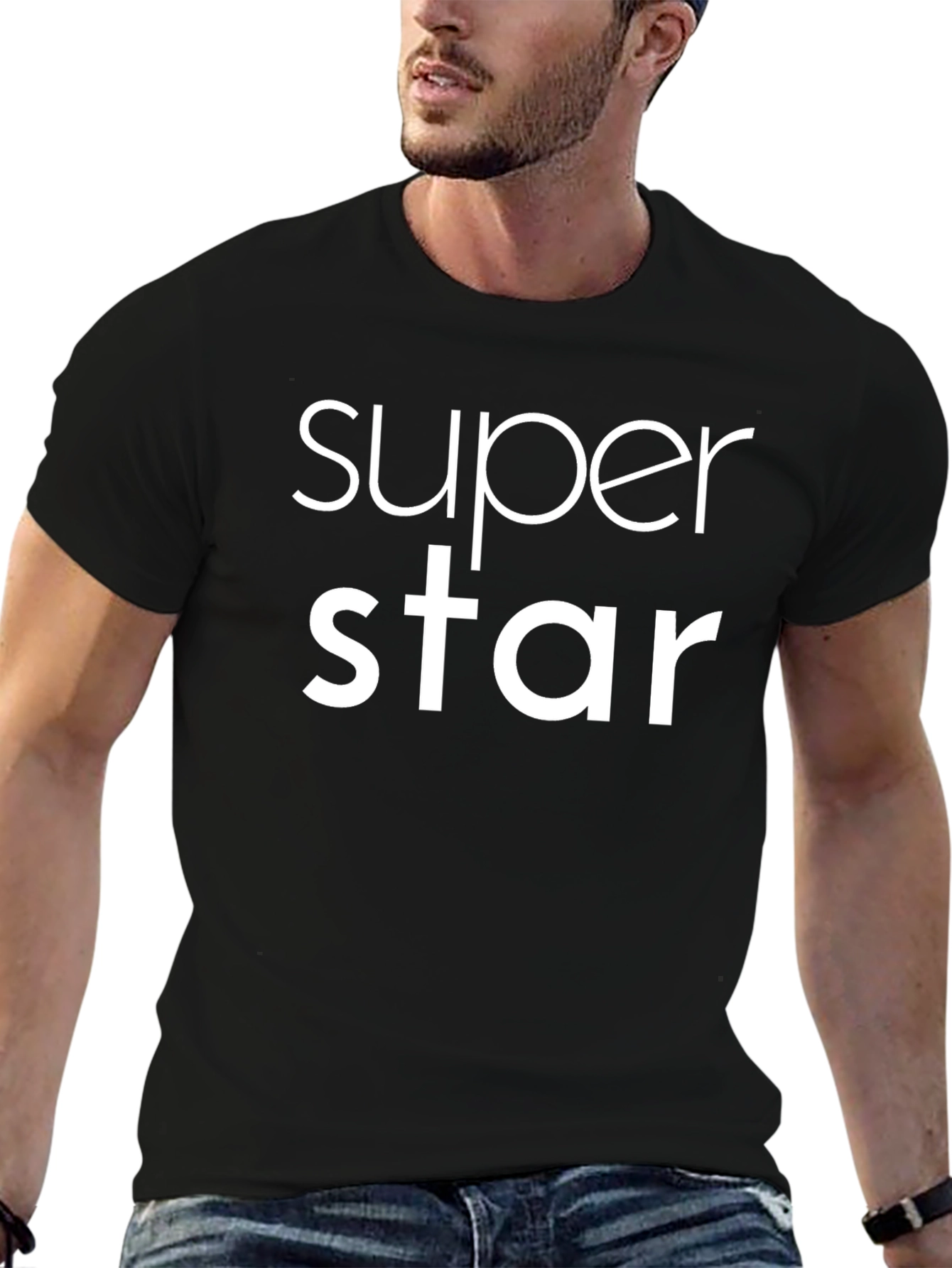 Superstar Graphic Tee - Classic Black T-Shirt
