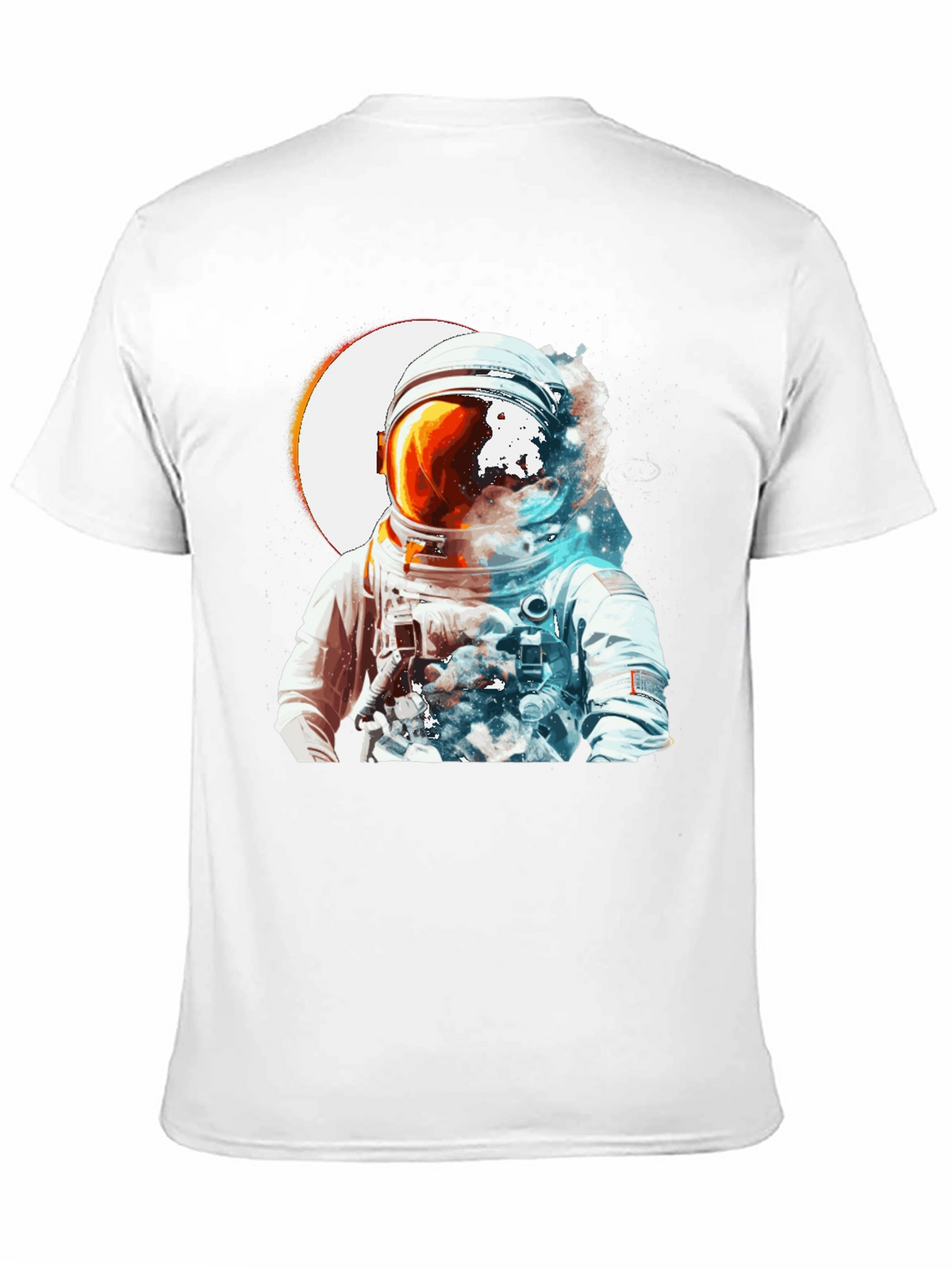 Astronaut Space Graphic Black T-Shirt