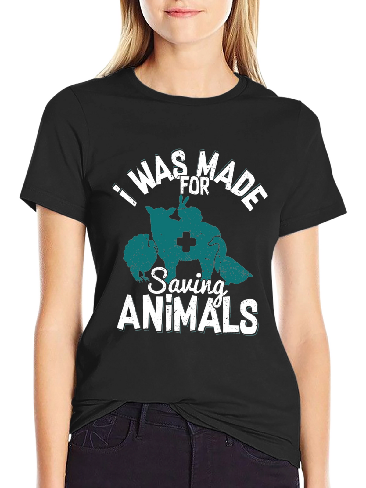 I Was Made For Saving Animals Tee