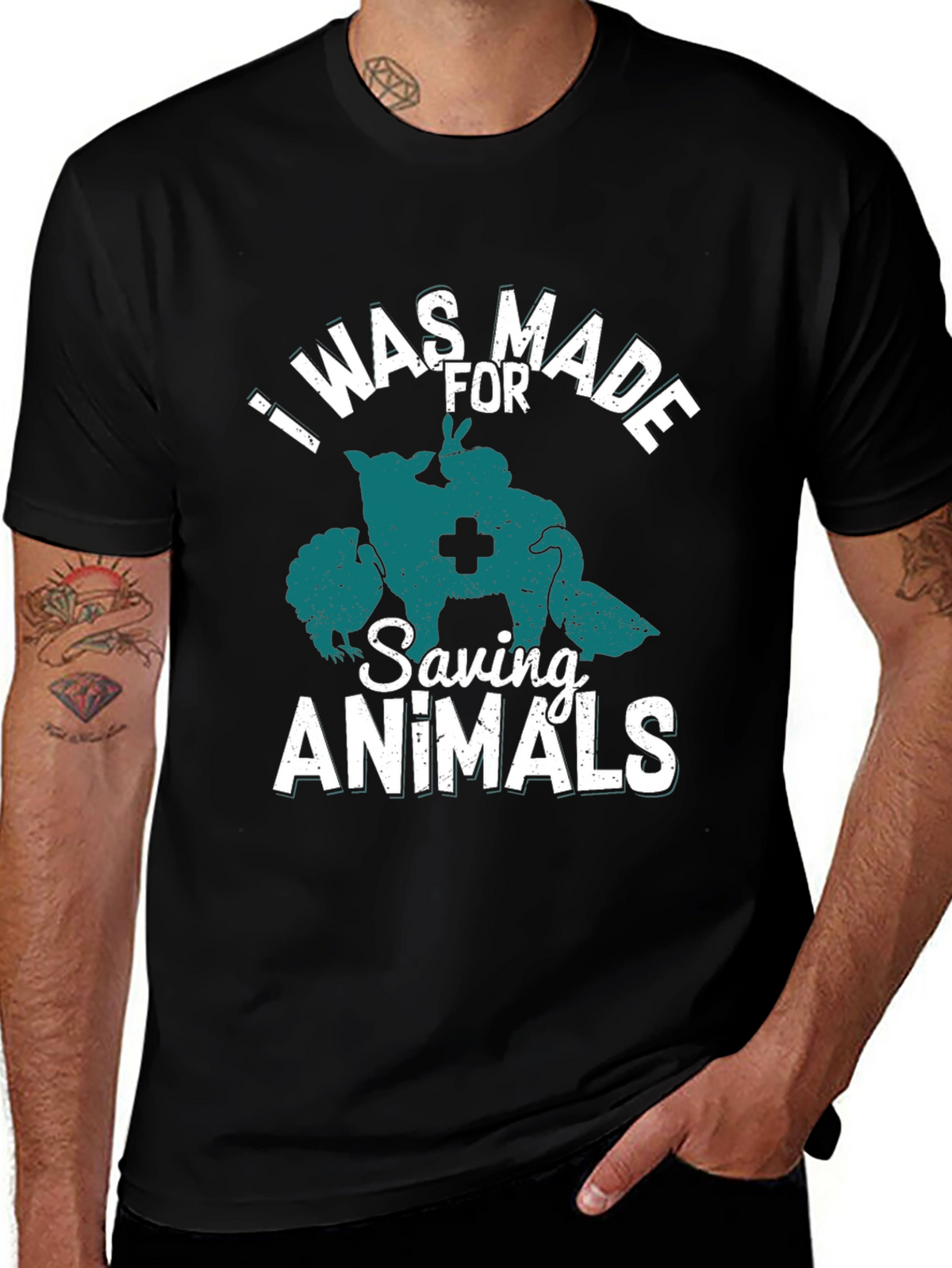 I Was Made For Saving Animals Tee