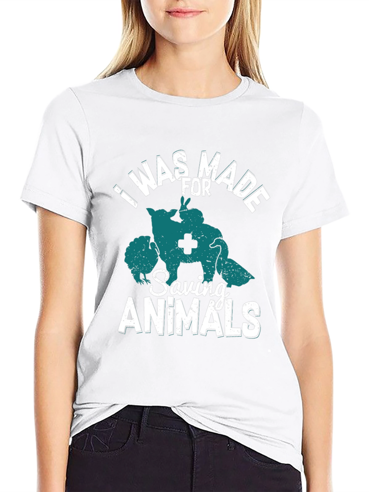 I Was Made For Saving Animals Tee