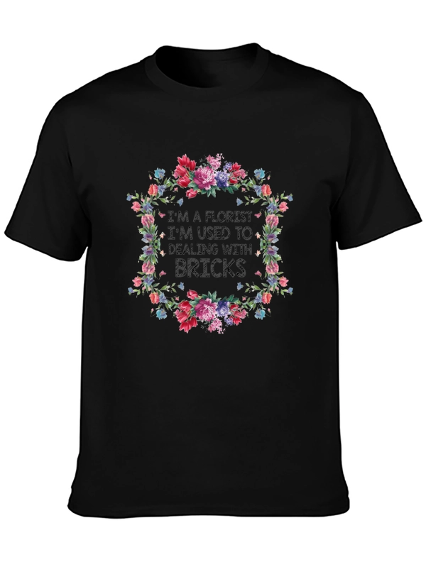 Florist Brick Humor Graphic T-Shirt
