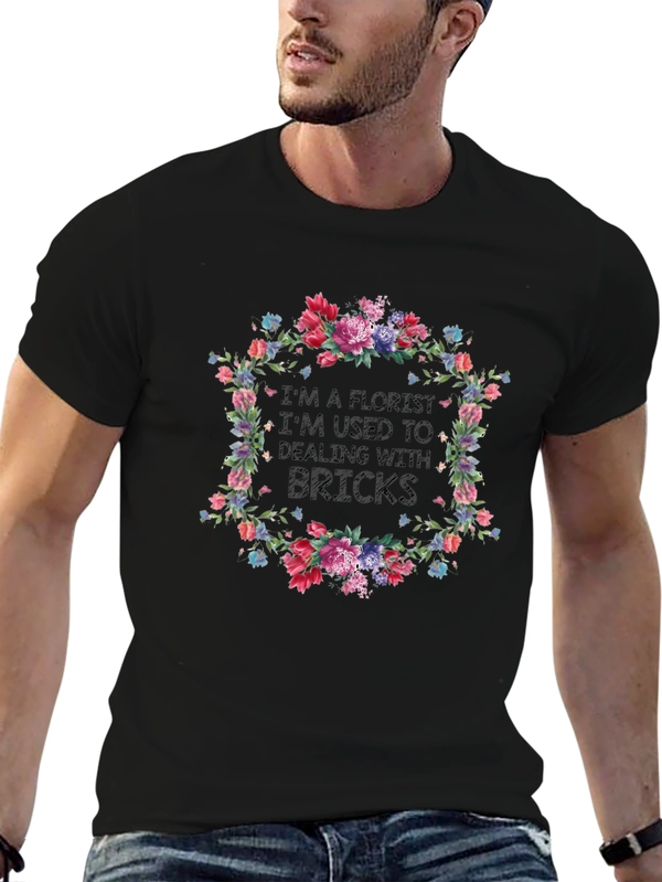 Florist Brick Humor Graphic T-Shirt