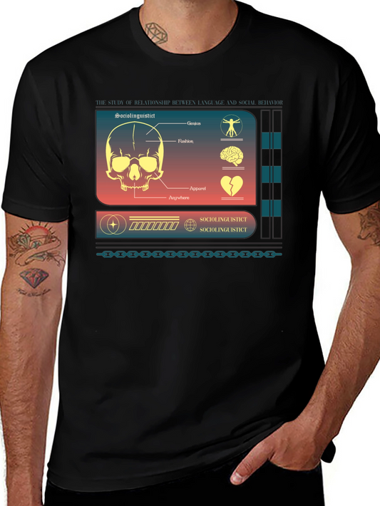 Sociolinguistic Diagram Graphic T-Shirt