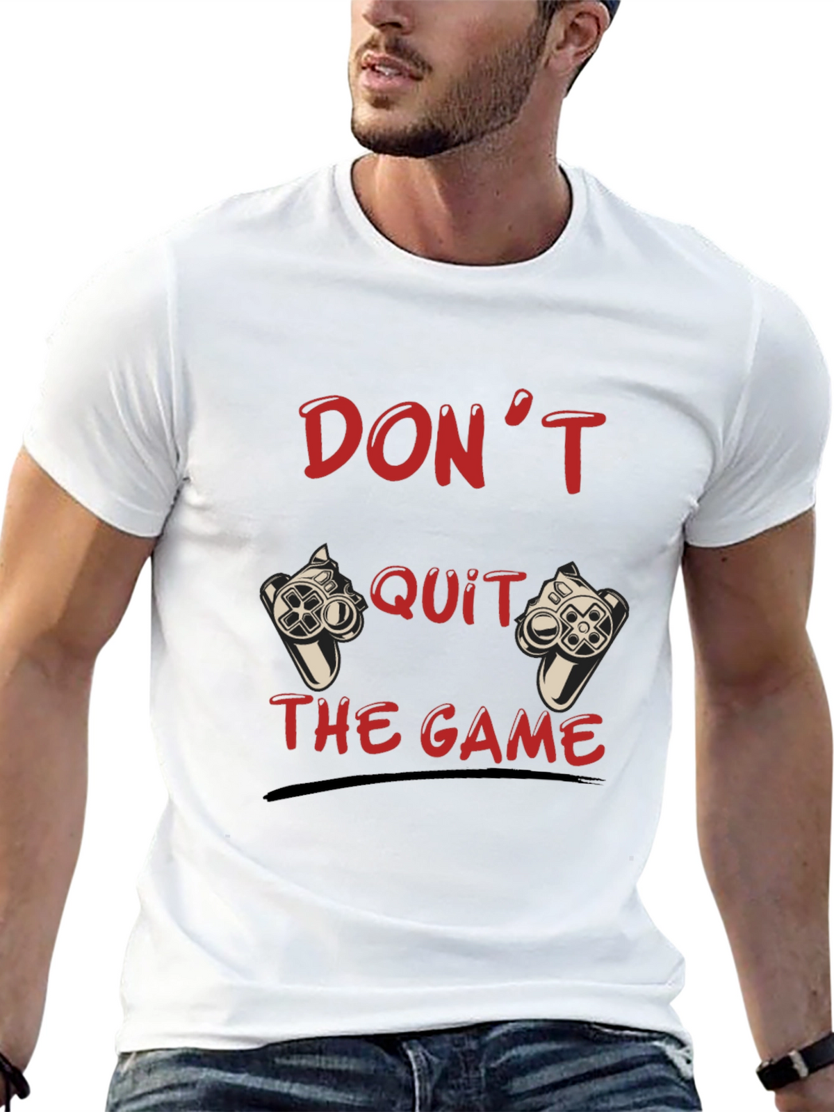 Dont Quit the Game Black T-Shirt