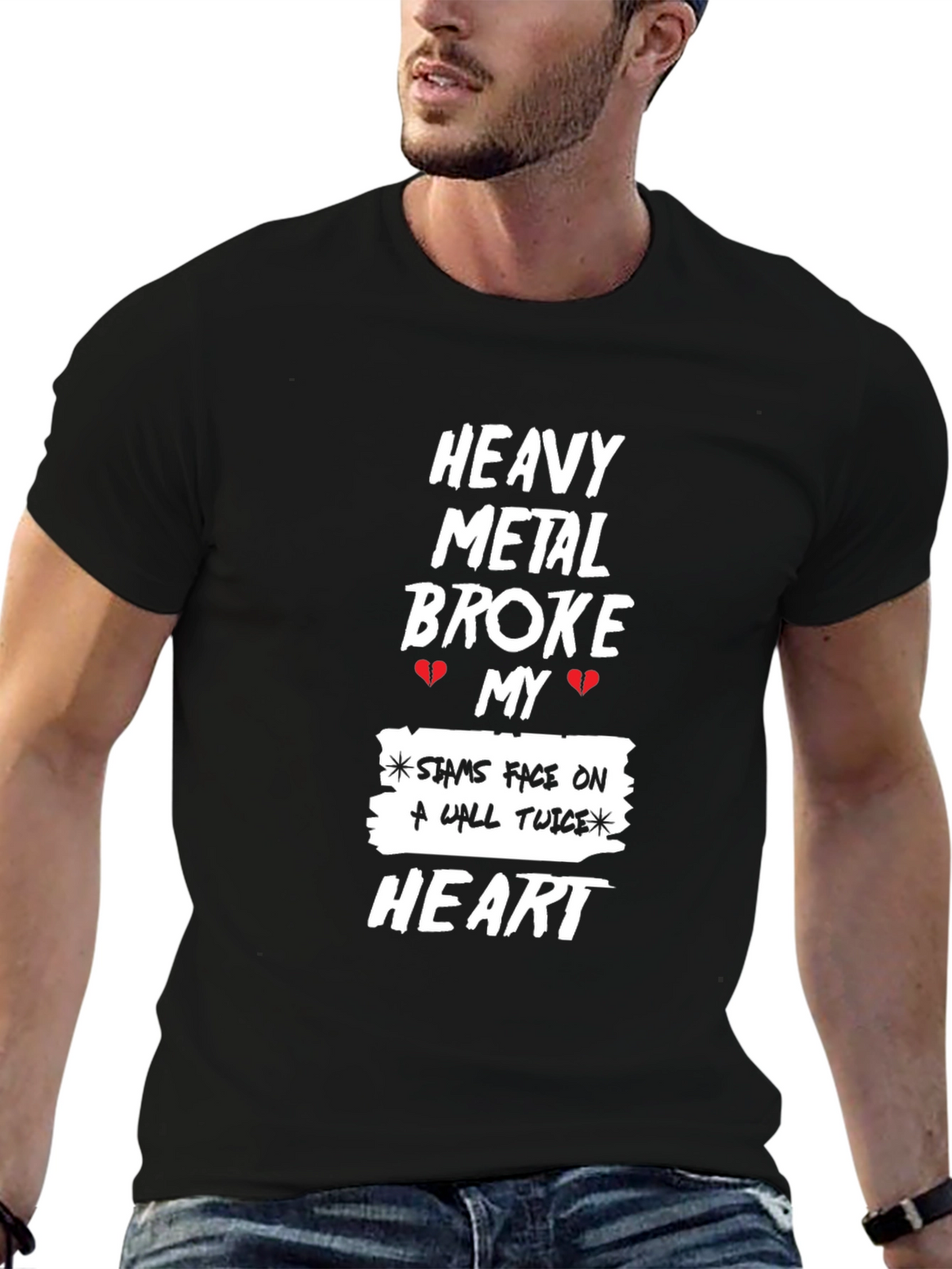 Heavy Metal Broke My Heart Graphic T-Shirt