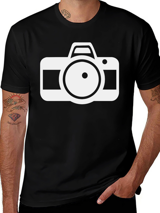 Camera Graphic Black T-Shirt