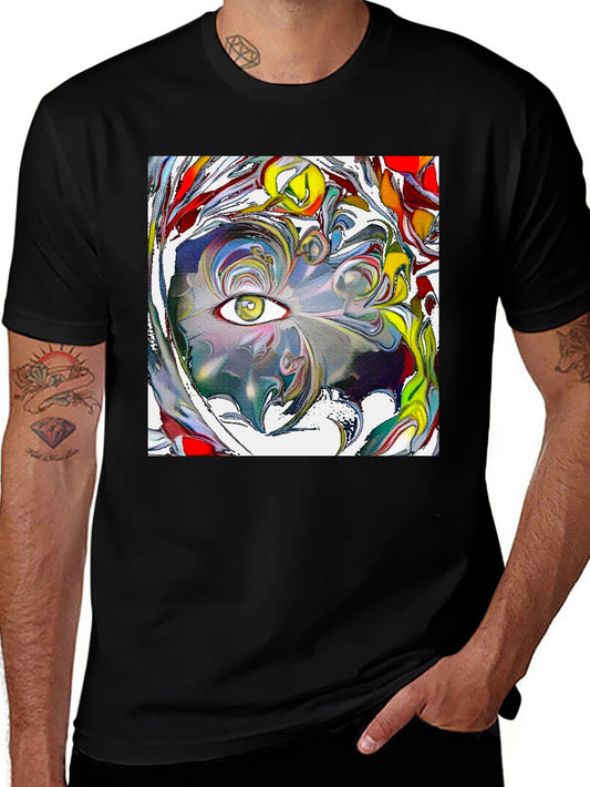 Eye Art T-Shirt - Colorful Visionary Design