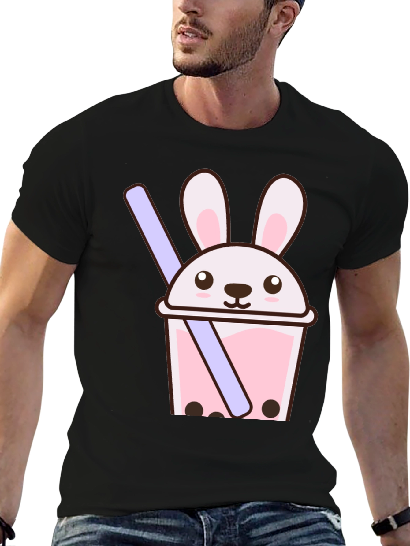 Bunny Boba Tee - Cute Kawaii Graphic T-Shirt