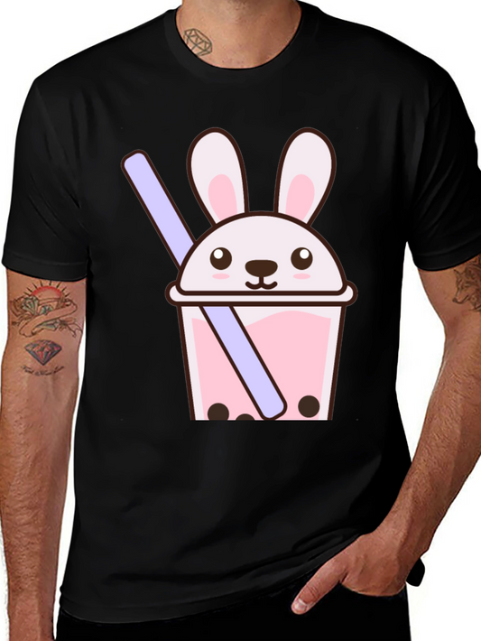 Bunny Boba Tee - Cute Kawaii Graphic T-Shirt