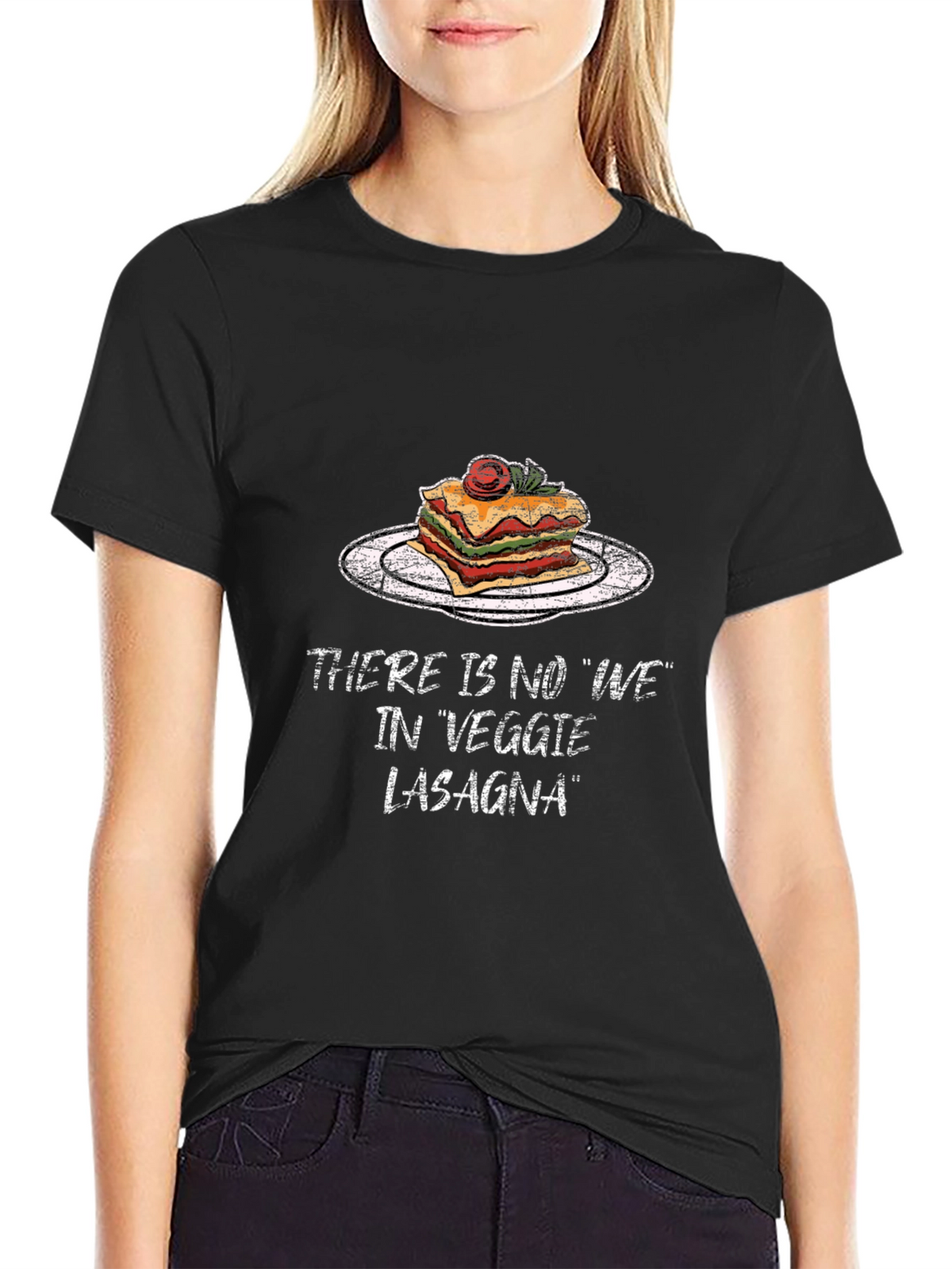 Veggie Lasagna Funny T-Shirt - Foodie Humor