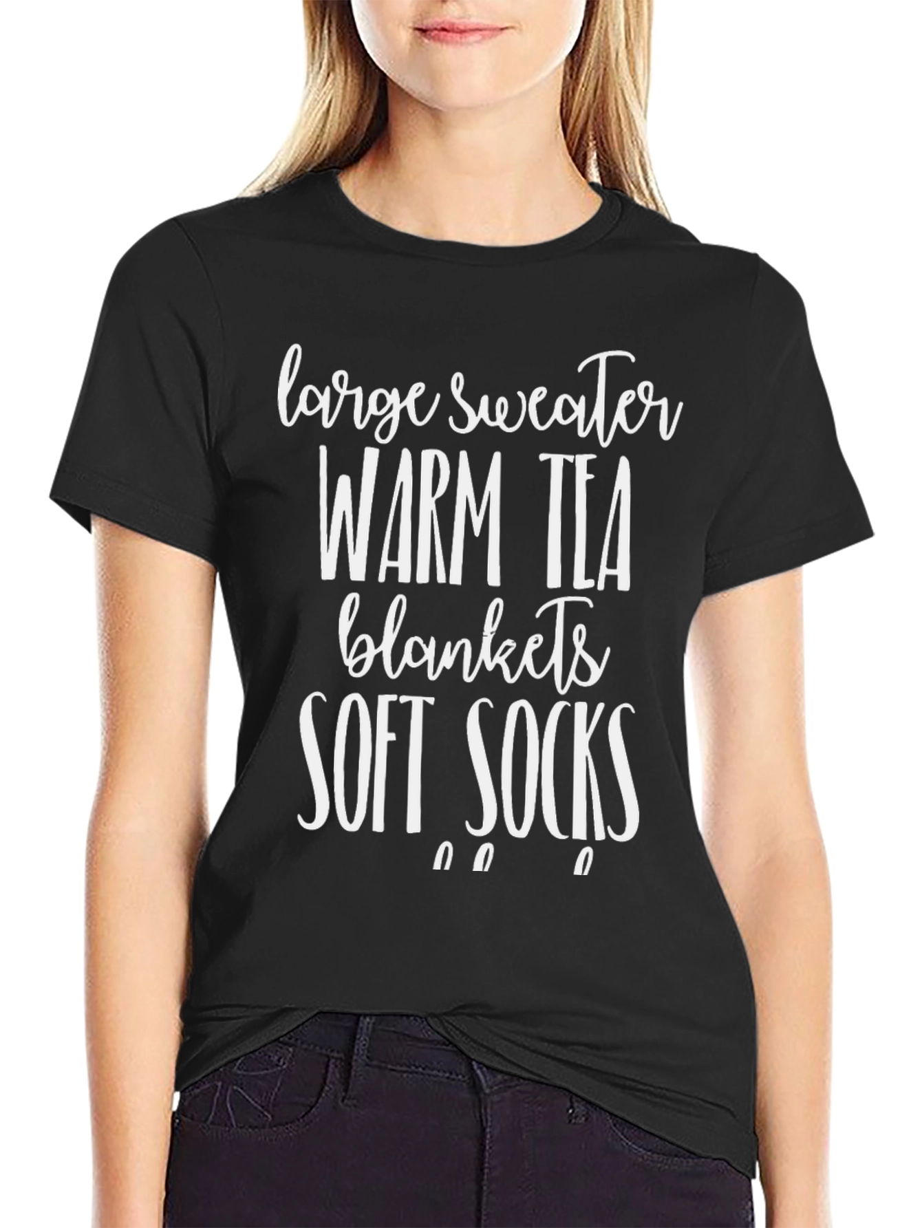 Cozy Essentials T-Shirt - Large Sweater Tea Blankets