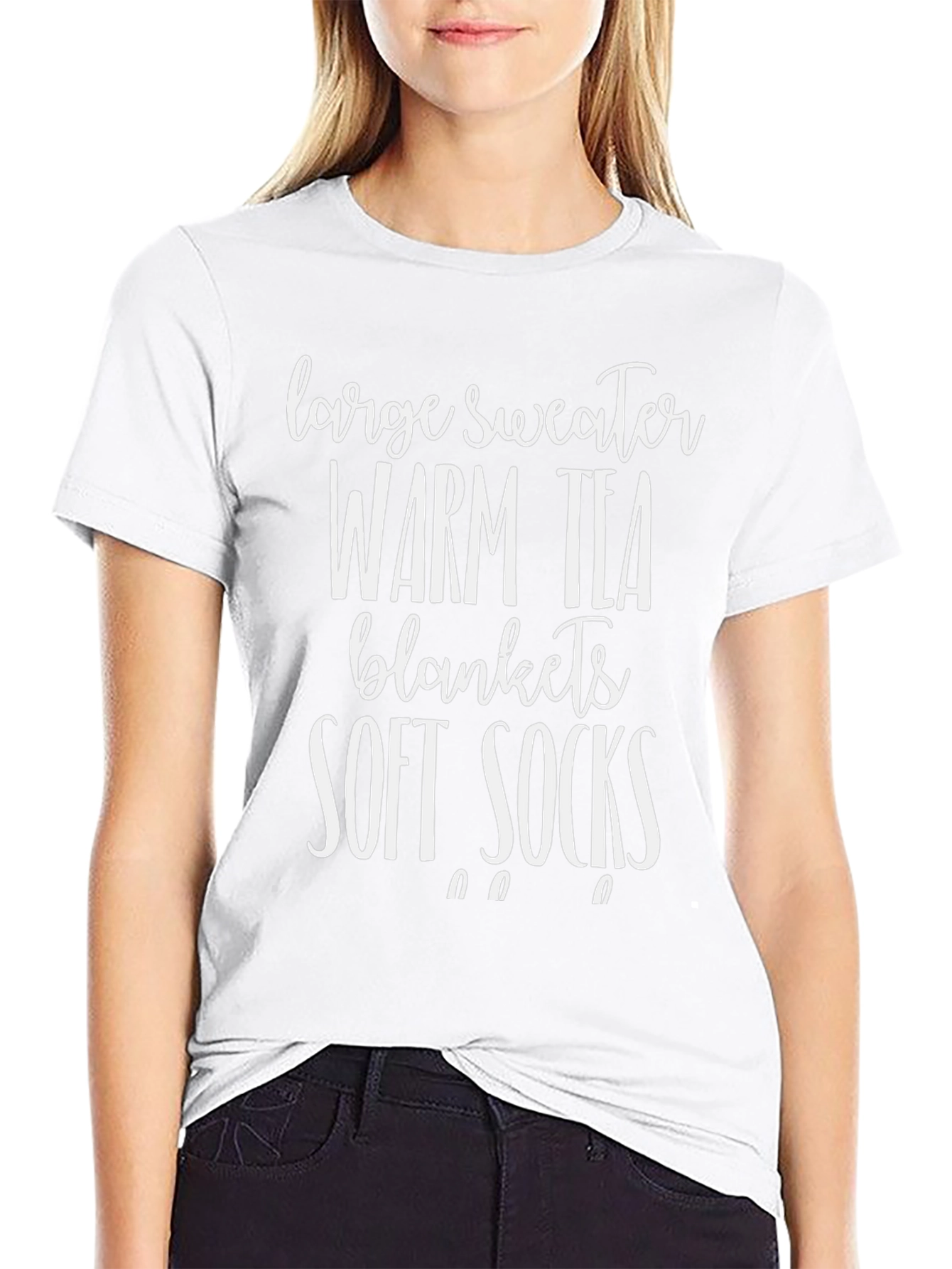 Cozy Essentials T-Shirt - Large Sweater Tea Blankets